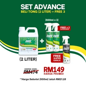 SS+ SET ADVANCE (2 LITER FREE 3 BOTOL)